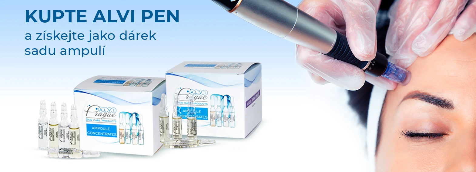 Sada ampulí všech typů jako dárek